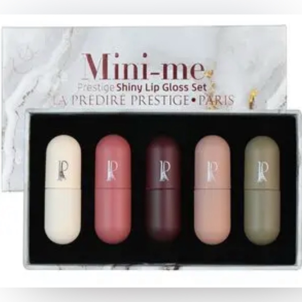 New sealed Mini Me Prestige Shiny Lip Gloss Set La Predire prestige paris